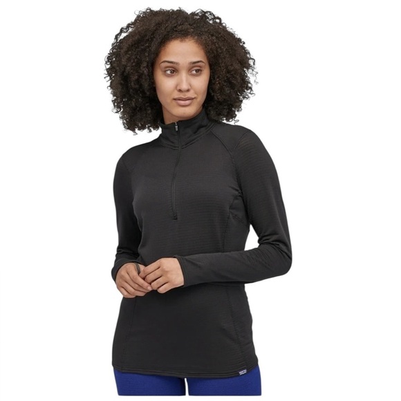 Patagonia Tops - Patagonia Capilene Midweight Quarter Zip Pullover Black XS